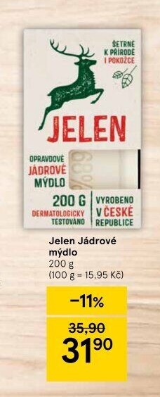 Mýdlo na praní Jelen