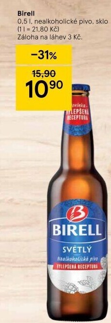 Nealkoholické pivo Birell