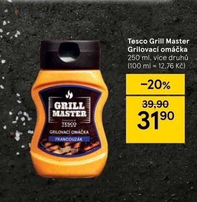 Omáčka grilovací Grill Master Tesco