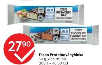 Proteinová tyčinka Tesco