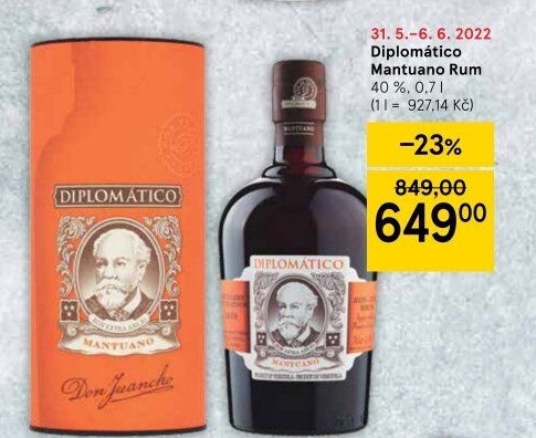 Rum Diplomatico Mantuano