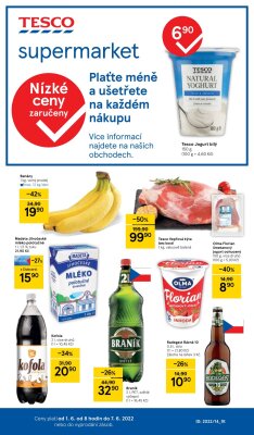akční leták Tesco 1.6.2022-7.6.2022
