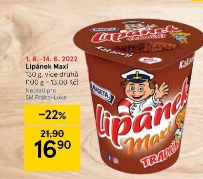 Dezert Lipánek Madeta