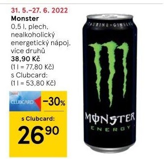 Energetický nápoj Monster Energy
