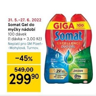 Gely do myčky Somat