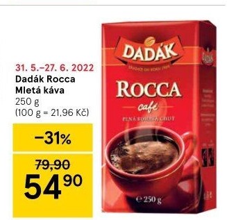 Mletá káva Rocca cafe Dadák