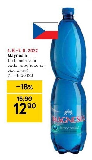 Přírodní voda Magnesia