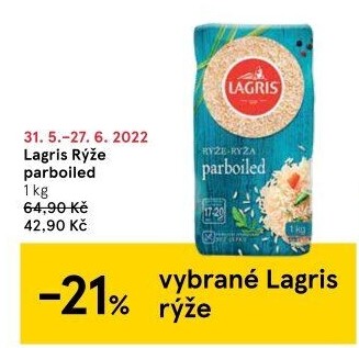 Rýže parboiled Lagris
