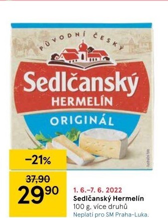 Sýr Hermelín Sedlčanský