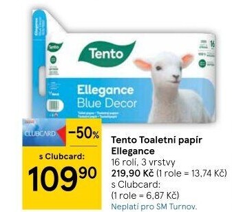 Toaletní papír 3vrstvý Tento