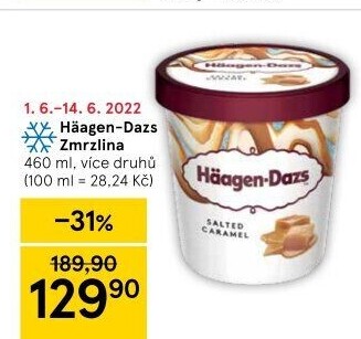 Zmrzlina v kelímku Häagen-Dazs