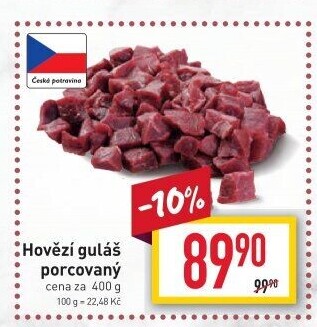 Hovězí maso na guláš