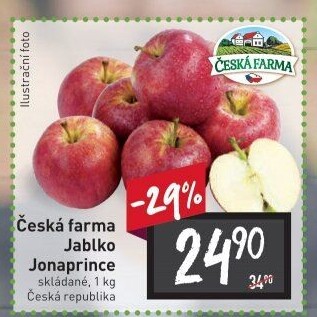 Jablka Jonaprince Česká Farma
