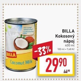 Kokosové mléko Billa