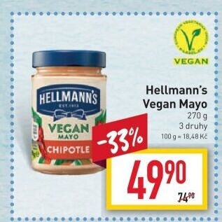 Majonéza Vegan Hellmann'
