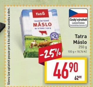 Máslo Tatra