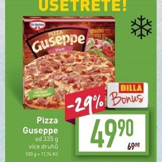 Pizza mražená Guseppe Dr. Oetker
