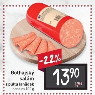 Salám Gothaj Kostelecké uzeniny