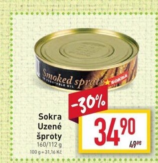 Šproty uzené Sokra