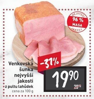 Šunka venkovská nejvyšší jakosti