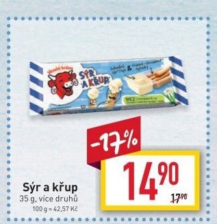 Sýr a křup Veselá kráva
