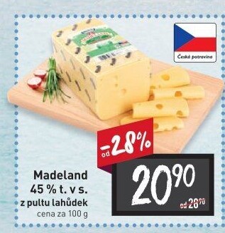 Sýr Madeland 45% Madeta