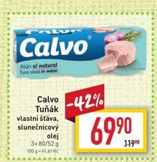 Tuňák ve vlastní šťávě Calvo