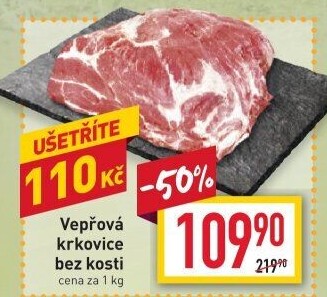 Vepřová krkovice bez kosti