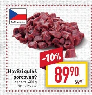 Hovězí maso na guláš