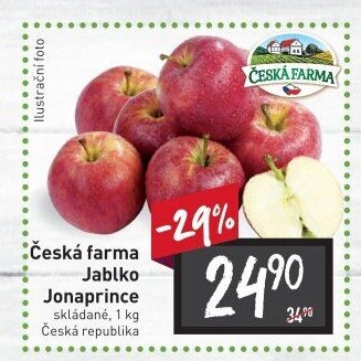 Jablka Jonaprince Česká Farma