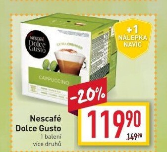 Kapsle Dolce Gusto Nescafé