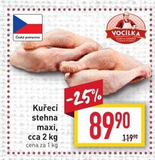 Kuřecí stehna Vocílka