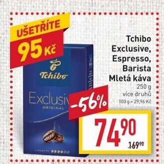 Mletá káva Tchibo Exclusive