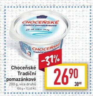 Tradiční pomazánkové Choceňské