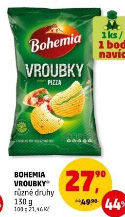Chipsy Vroubky Bohemia Chips