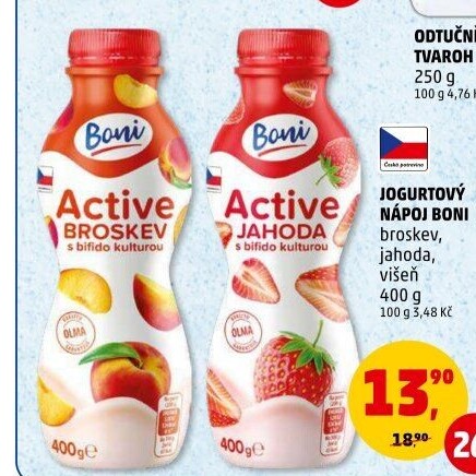 Jogurtový nápoj Boni