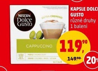 Kapsle Dolce Gusto Nescafé