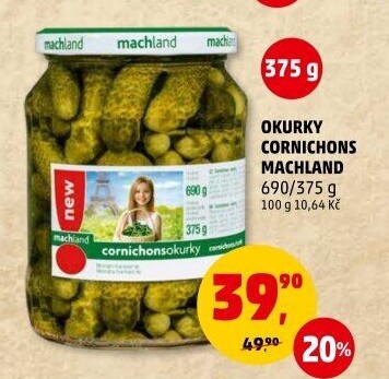 Okurky Cornichons Machland