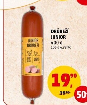 Salám drůbeží Junior
