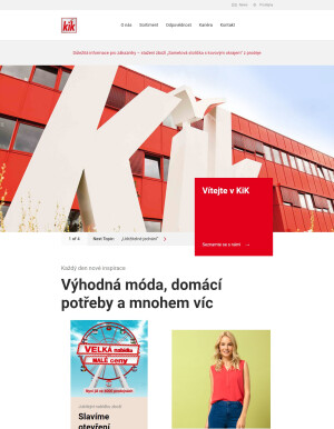 akční leták Kik textil 1.6.2022-7.6.2022