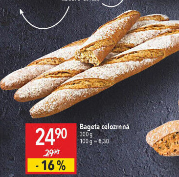 Bageta celozrnná