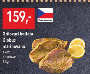 Kotleta na gril s kostí marinovaná Globus