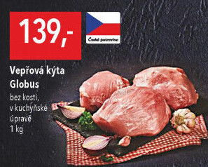 Vepřová kýta bez kosti Globus