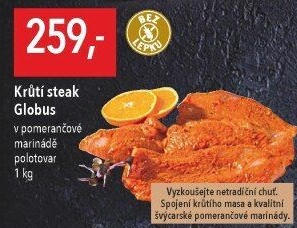 Krůtí steak marinovaný Globus