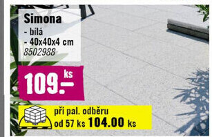 Dlažba venkovní