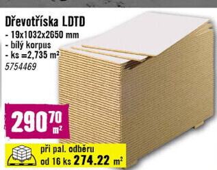 Dřevotřísková laminovaná deska