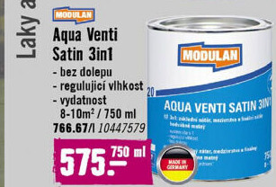 Lak Aqua Venti Satin Modulan