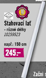 Lať stahovací