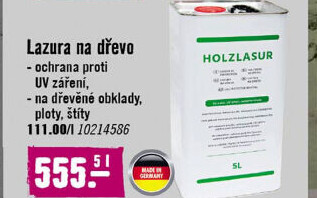 Lazura na dřevo