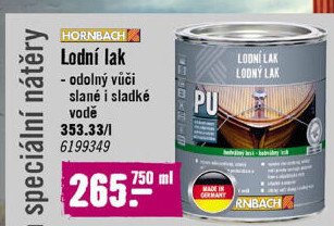 Lodní lak Hornbach